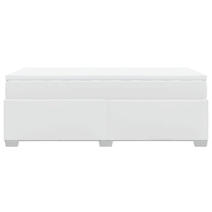 Giroletto a Molle con Materasso Bianco 80x200 cm in Similpelle - homemem39