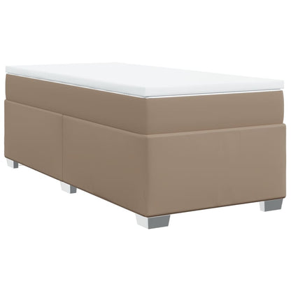 Giroletto a Molle con Materasso Cappuccino 80x200 cm Similpelle | homemem39
