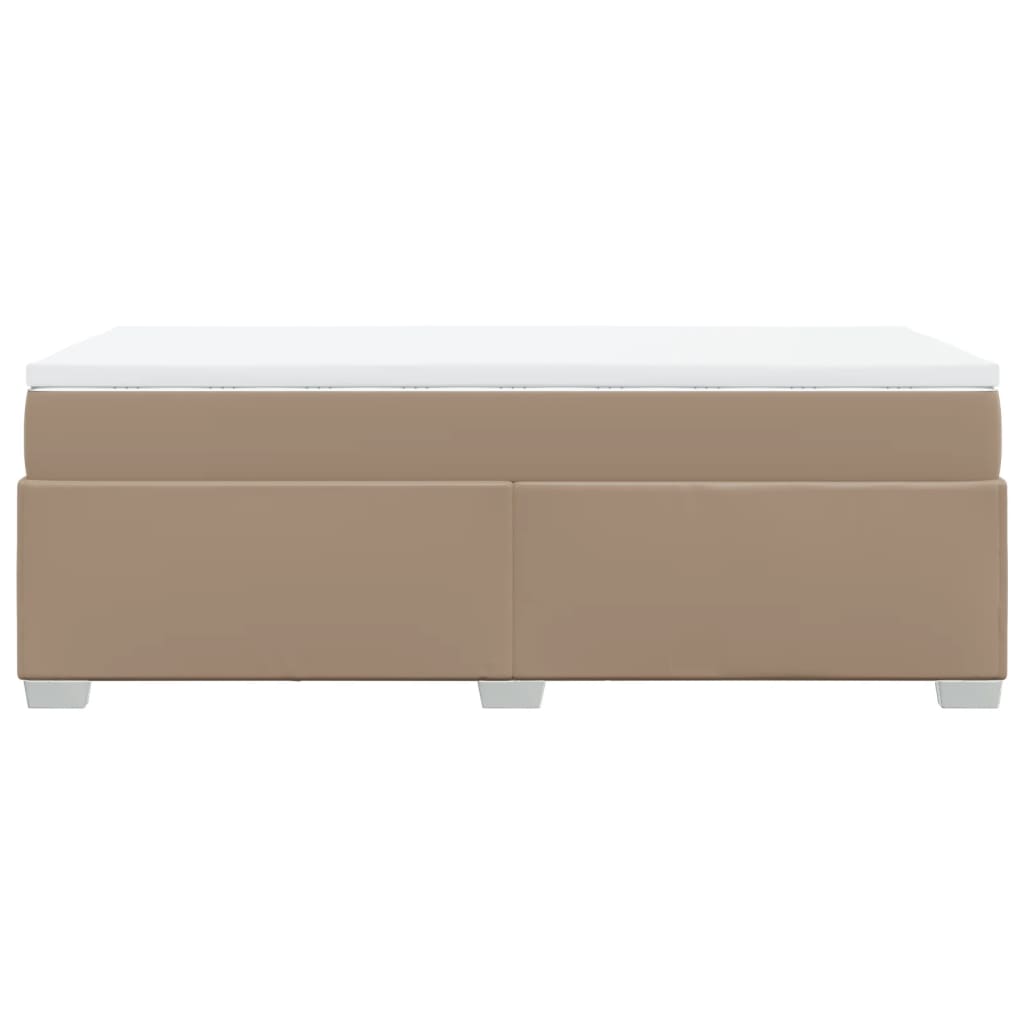 Giroletto a Molle con Materasso Cappuccino 80x200 cm Similpelle | homemem39