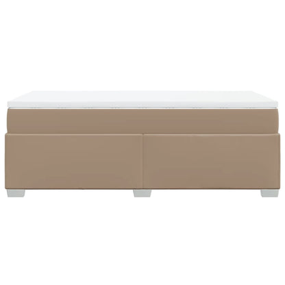 Giroletto a Molle con Materasso Cappuccino 80x200 cm Similpelle | homemem39