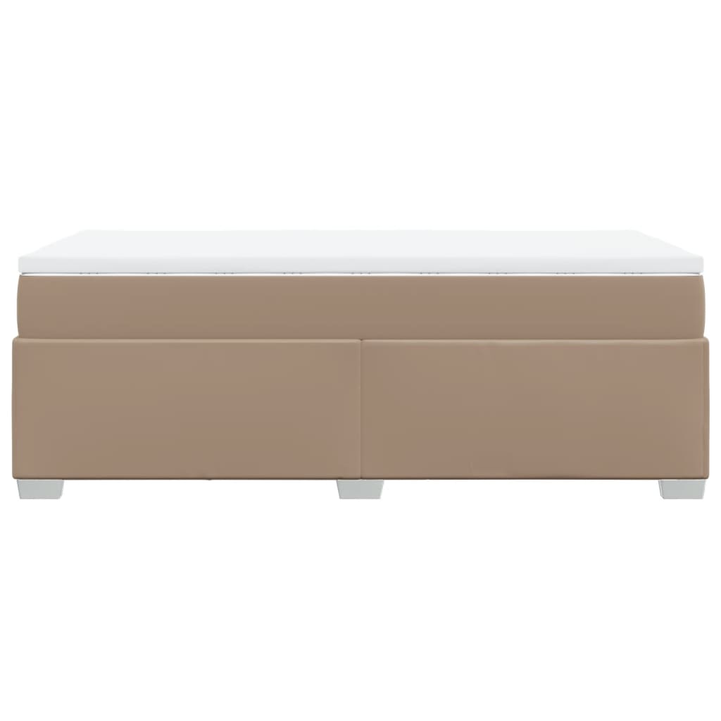Giroletto a Molle con Materasso Cappuccino 90x190 cm Similpelle | homemem39