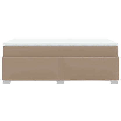 Giroletto a Molle con Materasso Cappuccino 100x200cm Similpelle