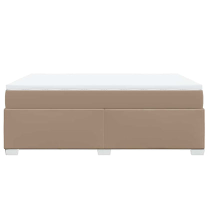 Giroletto a Molle con Materasso Cappuccino 140x190cm Similpelle - homemem39