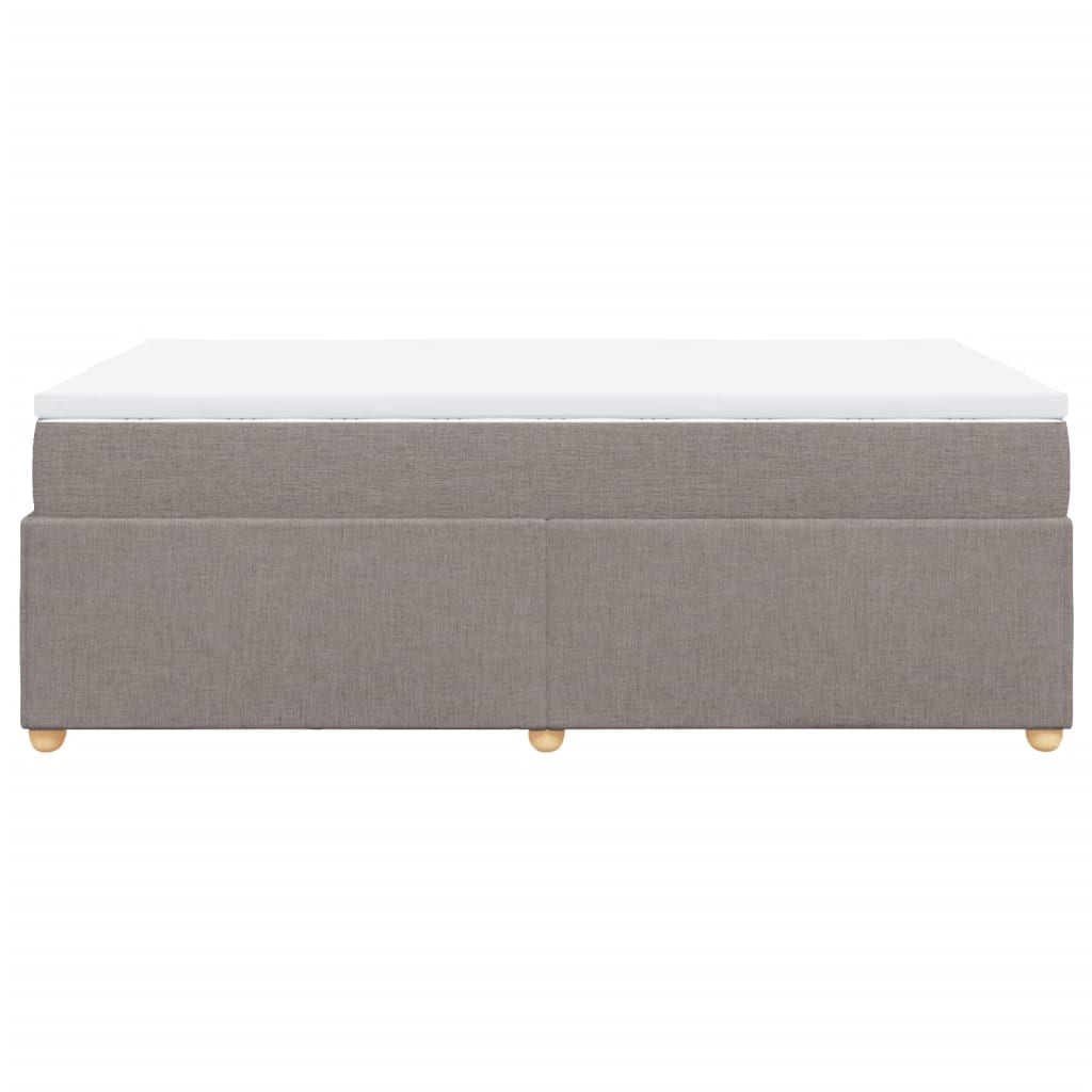 Giroletto a Molle con Materasso Tortora 120x200 cm in Tessuto | homemem39