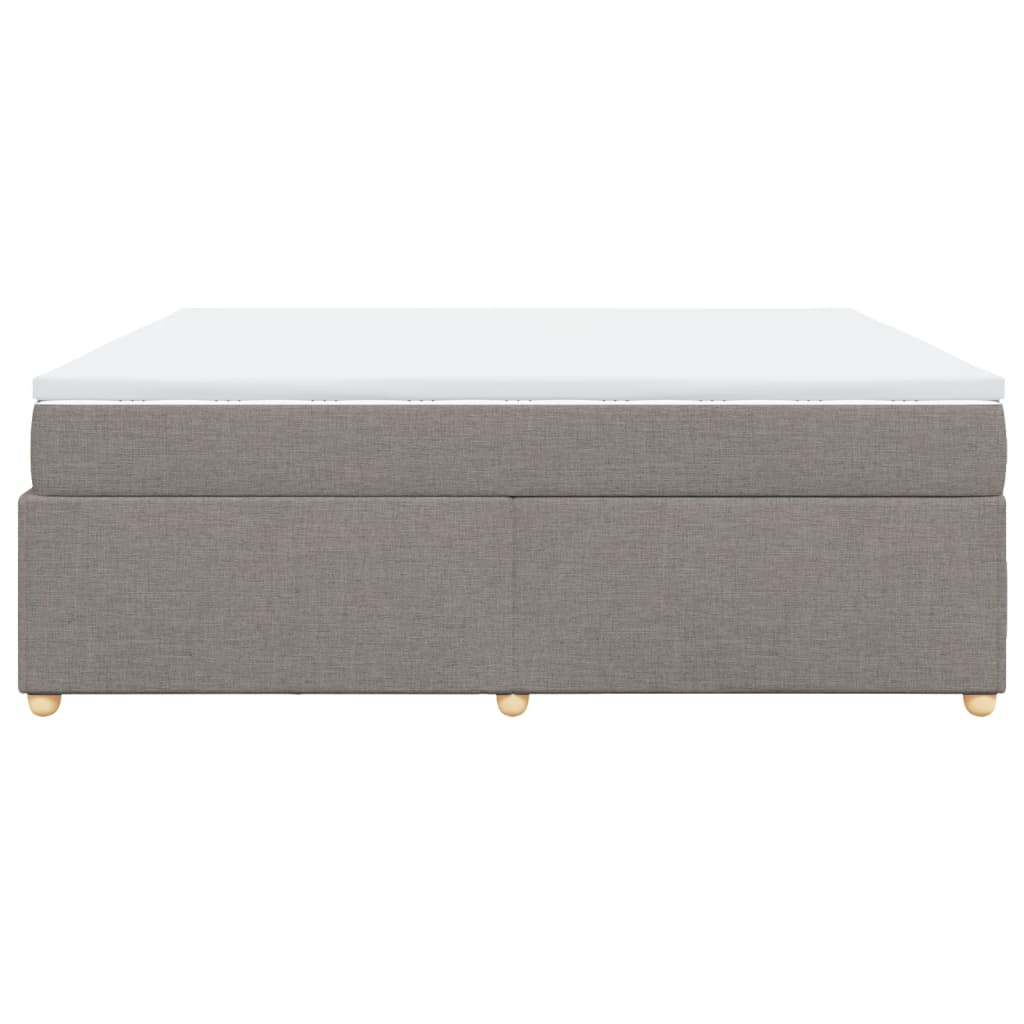 Giroletto a Molle con Materasso Tortora 180x200 cm in Tessuto | homemem39