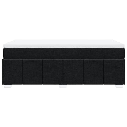 Giroletto a Molle con Materasso Nero 80x200 cm inTessuto | homemem39