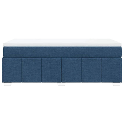 Giroletto a Molle con Materasso Blu 80x200 cm inTessuto | homemem39