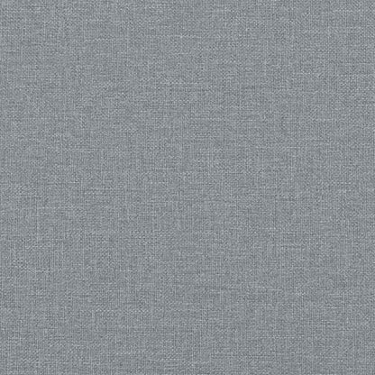 Giroletto a Molle con Materasso Grigio Chiaro100x200 cm Tessuto