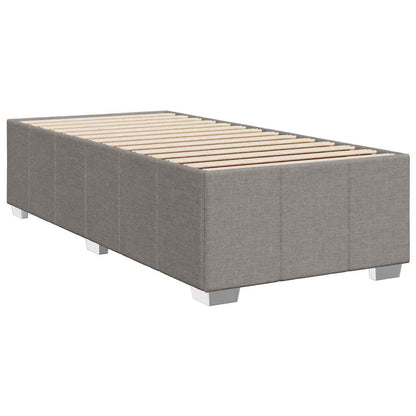 Giroletto a Molle con Materasso Tortora 100x200 cm in Tessuto | homemem39