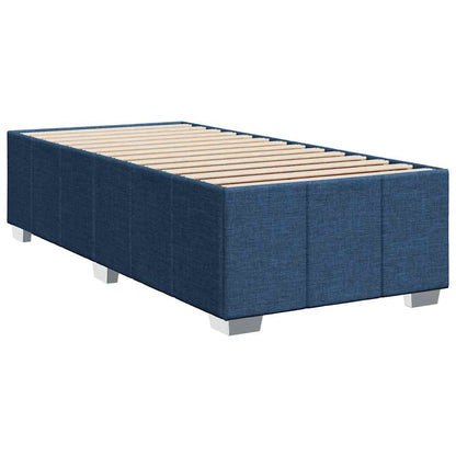 Giroletto a Molle con Materasso Blu 100x200 cm in Tessuto | homemem39