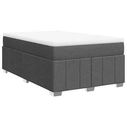 Giroletto a Molle con Materasso Grigio Scuro 120x190cm Tessuto | homemem39