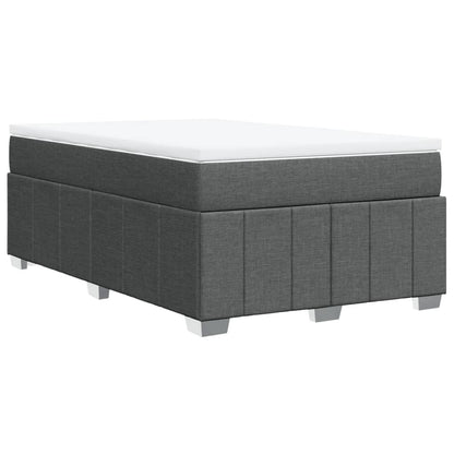 Giroletto a Molle con Materasso Grigio Scuro 120x190cm Tessuto | homemem39