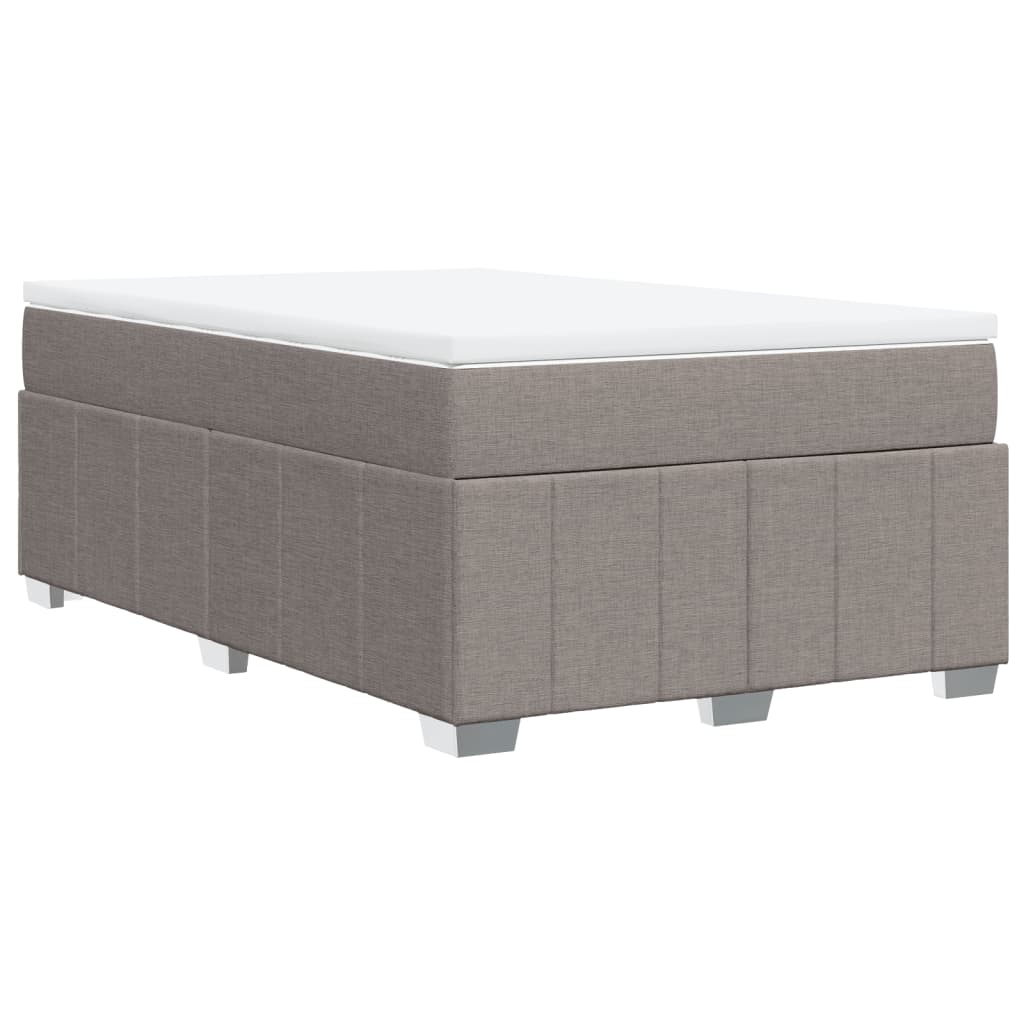 Giroletto a Molle con Materasso Tortora 120x190 cm in Tessuto | homemem39