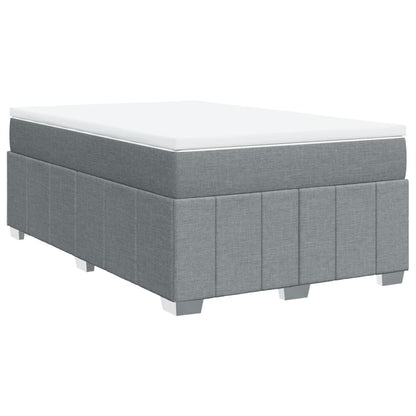 Giroletto a Molle con Materasso Grigio Chiaro 120x200cm Tessuto | homemem39
