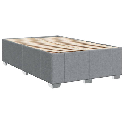 Giroletto a Molle con Materasso Grigio Chiaro 120x200cm Tessuto | homemem39