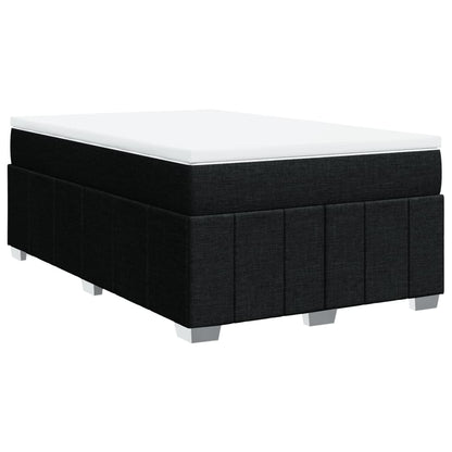 Giroletto a Molle con Materasso Nero 120x200 cm in Tessuto | homemem39