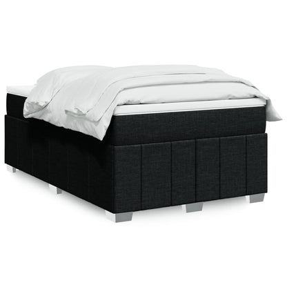 Giroletto a Molle con Materasso Nero 120x200 cm in Tessuto | homemem39