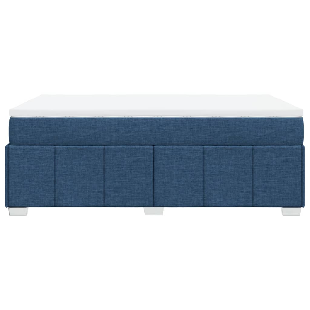 Giroletto a Molle con Materasso Blu 120x200 cm in Tessuto | homemem39