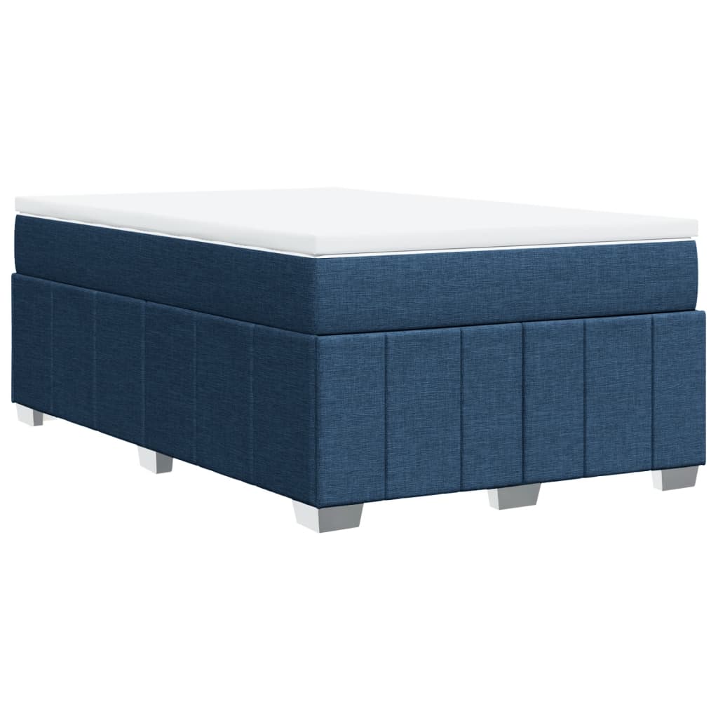 Giroletto a Molle con Materasso Blu 120x200 cm in Tessuto | homemem39