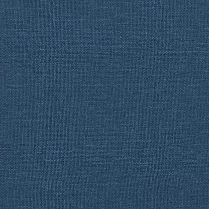 Giroletto a Molle con Materasso Blu 140x190 cm in Tessuto | homemem39