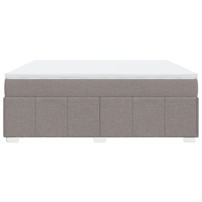 Giroletto a Molle con Materasso Tortora 180x200 cm in Tessuto | homemem39