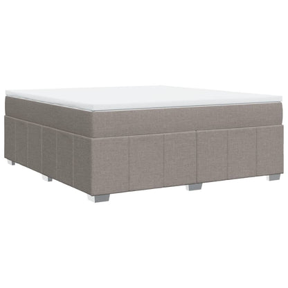 Giroletto a Molle con Materasso Tortora 180x200 cm in Tessuto | homemem39