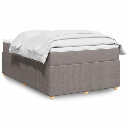 Giroletto a Molle con Materasso Tortora 120x200 cm in Tessuto | homemem39