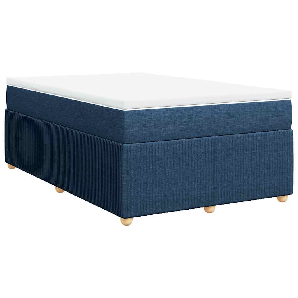 Giroletto a Molle con Materasso Blu 120x200 cm in Tessuto | homemem39