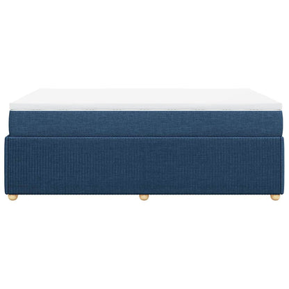 Giroletto a Molle con Materasso Blu 120x200 cm in Tessuto | homemem39