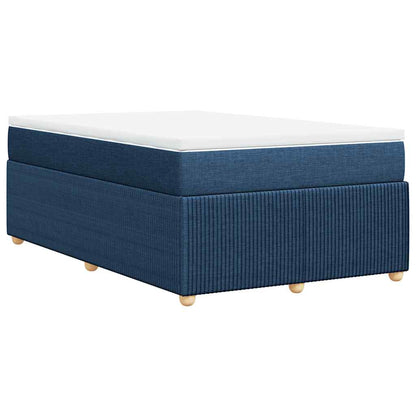 Giroletto a Molle con Materasso Blu 120x200 cm in Tessuto | homemem39