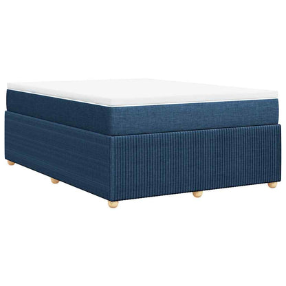 Giroletto a Molle con Materasso Blu 140x200 cm in Tessuto | homemem39