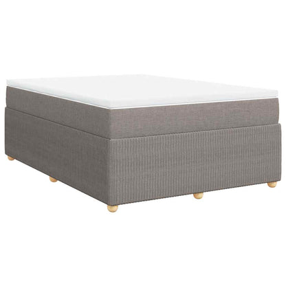 Giroletto a Molle con Materasso Tortora 160x200 cm in Tessuto | homemem39