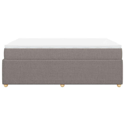 Giroletto a Molle con Materasso Tortora 160x200 cm in Tessuto | homemem39