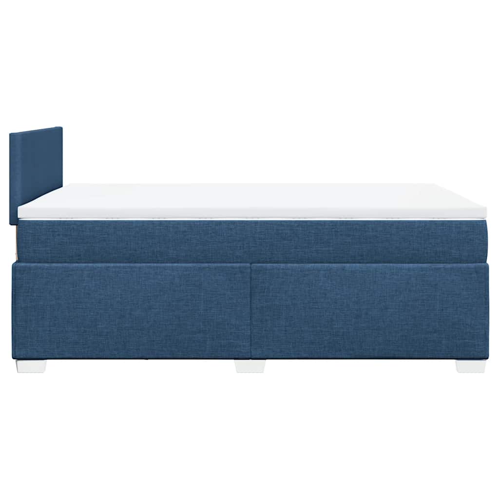 Giroletto a Molle con Materasso Blu 120x190 cm in Tessuto | homemem39