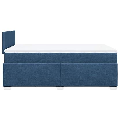Giroletto a Molle con Materasso Blu 120x190 cm in Tessuto | homemem39
