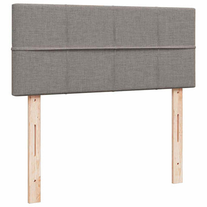Giroletto a Molle con Materasso Tortora 120x190 cm in Tessuto | homemem39