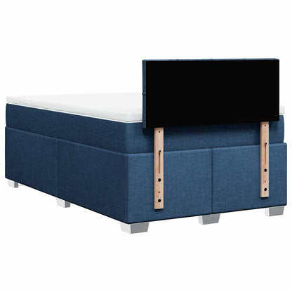 Giroletto a Molle con Materasso Blu 120x190 cm in Tessuto | homemem39