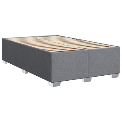 Giroletto a Molle con Materasso Grigio Chiaro 120x190cm Tessuto | homemem39