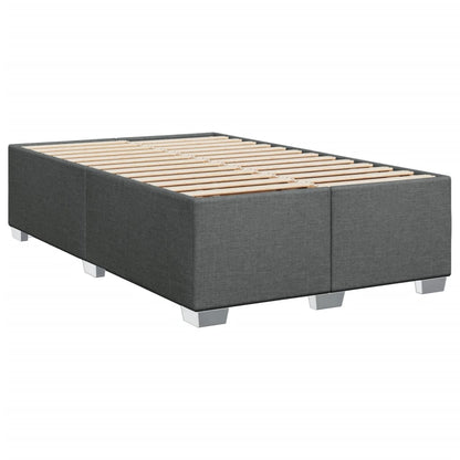 Giroletto a Molle con Materasso Grigio Scuro 120x190cm Tessuto | homemem39