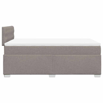 Giroletto a Molle con Materasso Tortora 120x190 cm in Tessuto | homemem39
