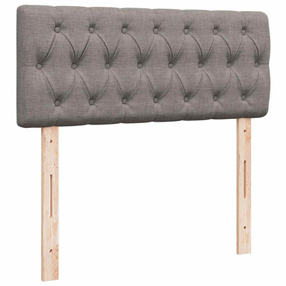 Giroletto a Molle con Materasso Tortora 120x190 cm in Tessuto | homemem39