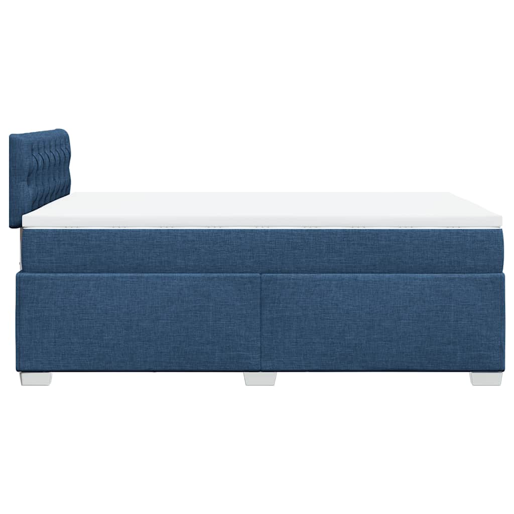 Giroletto a Molle con Materasso Blu 120x190 cm in Tessuto | homemem39