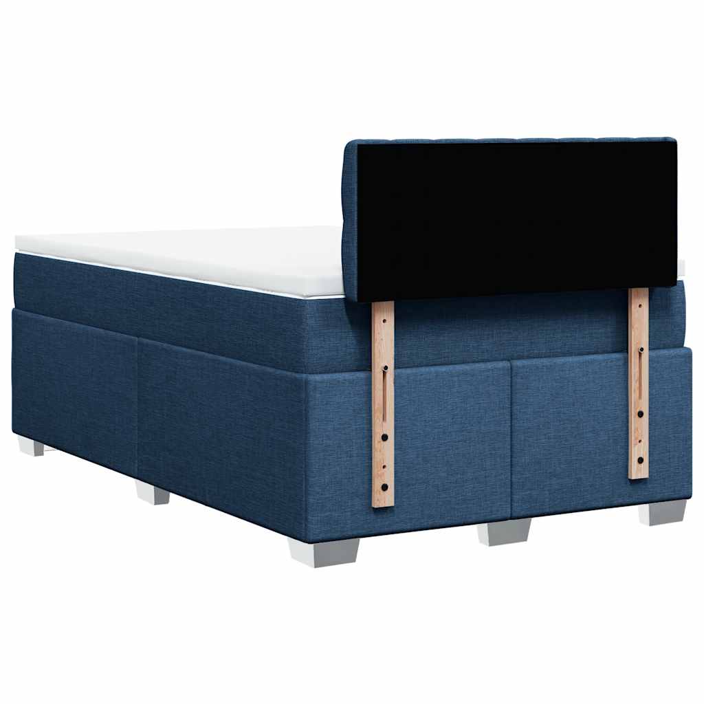 Giroletto a Molle con Materasso Blu 120x190 cm in Tessuto | homemem39