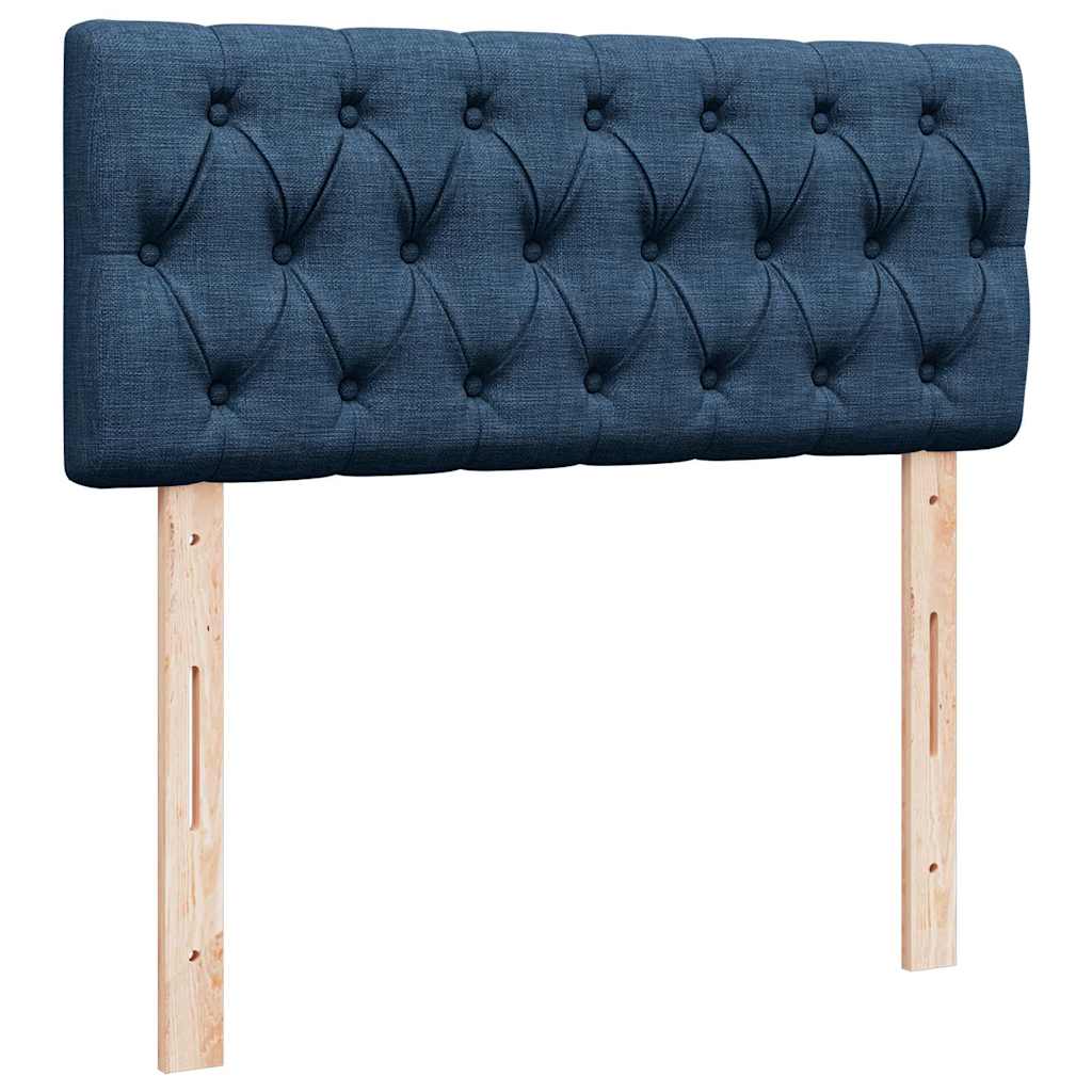 Giroletto a Molle con Materasso Blu 120x190 cm in Tessuto | homemem39