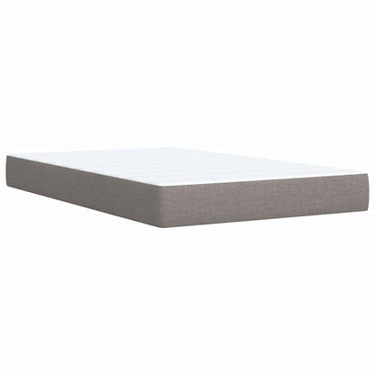 Giroletto a Molle con Materasso Tortora 120x190 cm in Tessuto | homemem39
