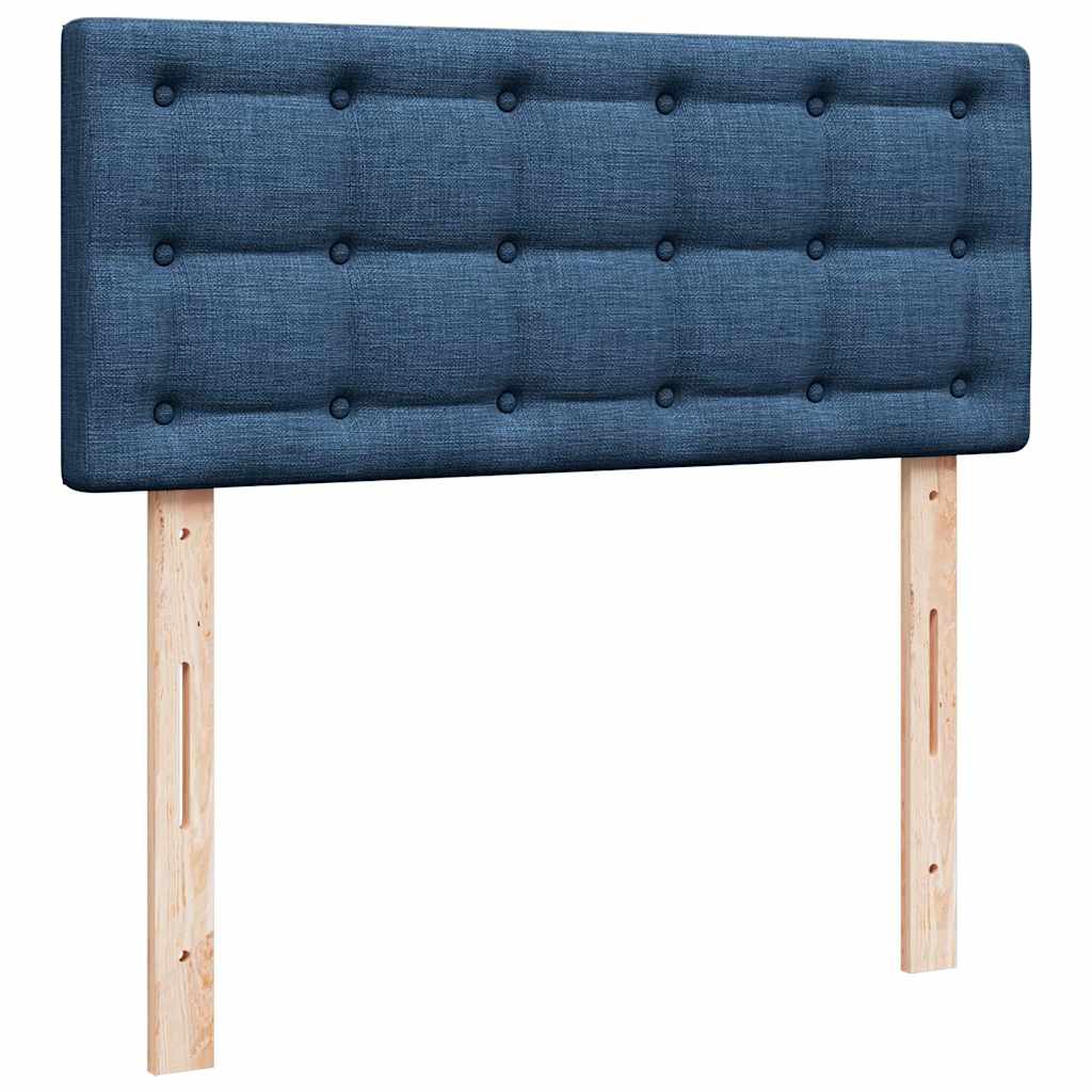 Giroletto a Molle con Materasso Blu 120x190 cm in Tessuto | homemem39