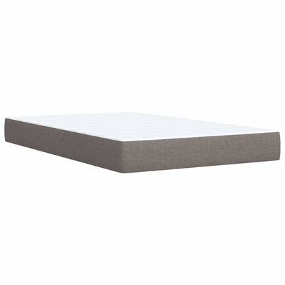 Giroletto a Molle con Materasso Tortora 120x200 cm in Tessuto | homemem39