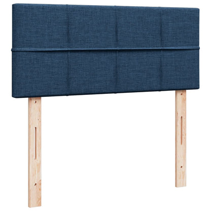 Giroletto a Molle con Materasso Blu 120x200 cm in Tessuto | homemem39