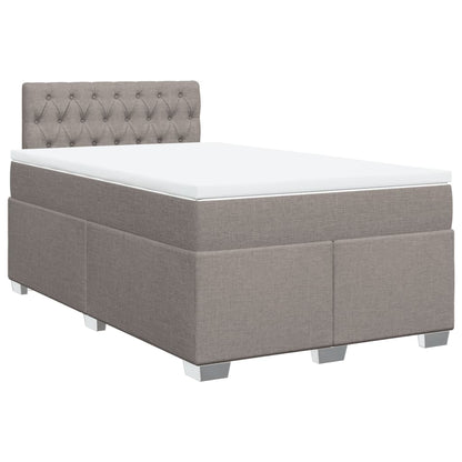 Giroletto a Molle con Materasso Tortora 120x200 cm in Tessuto | homemem39