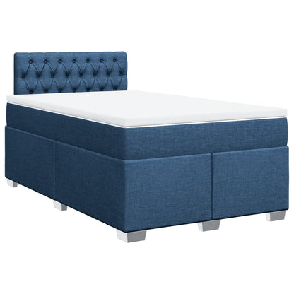 Giroletto a Molle con Materasso Blu 120x200 cm in Tessuto | homemem39